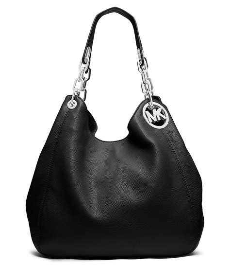 michael kors fulton large hobo black silver|MICHAEL Michael Kors Fulton Large Hobo .